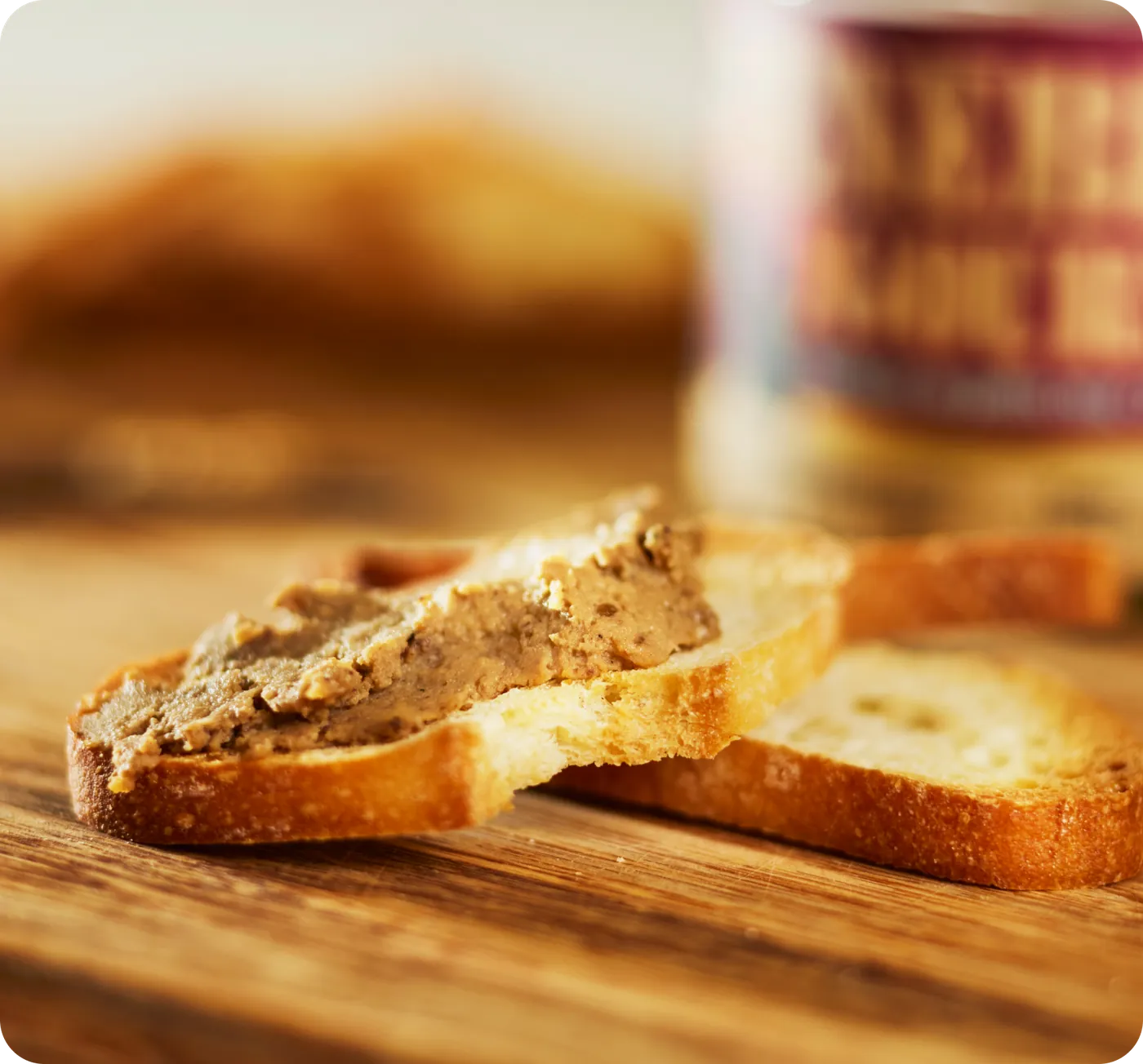 Tartinade TÉNÉBRION GOURMAND sur pain grillé